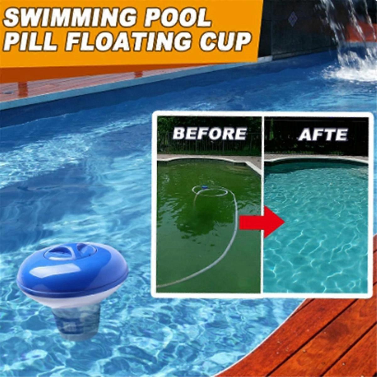 Floating Swimming Pool Chlorine Tablet Automatic Dispenser