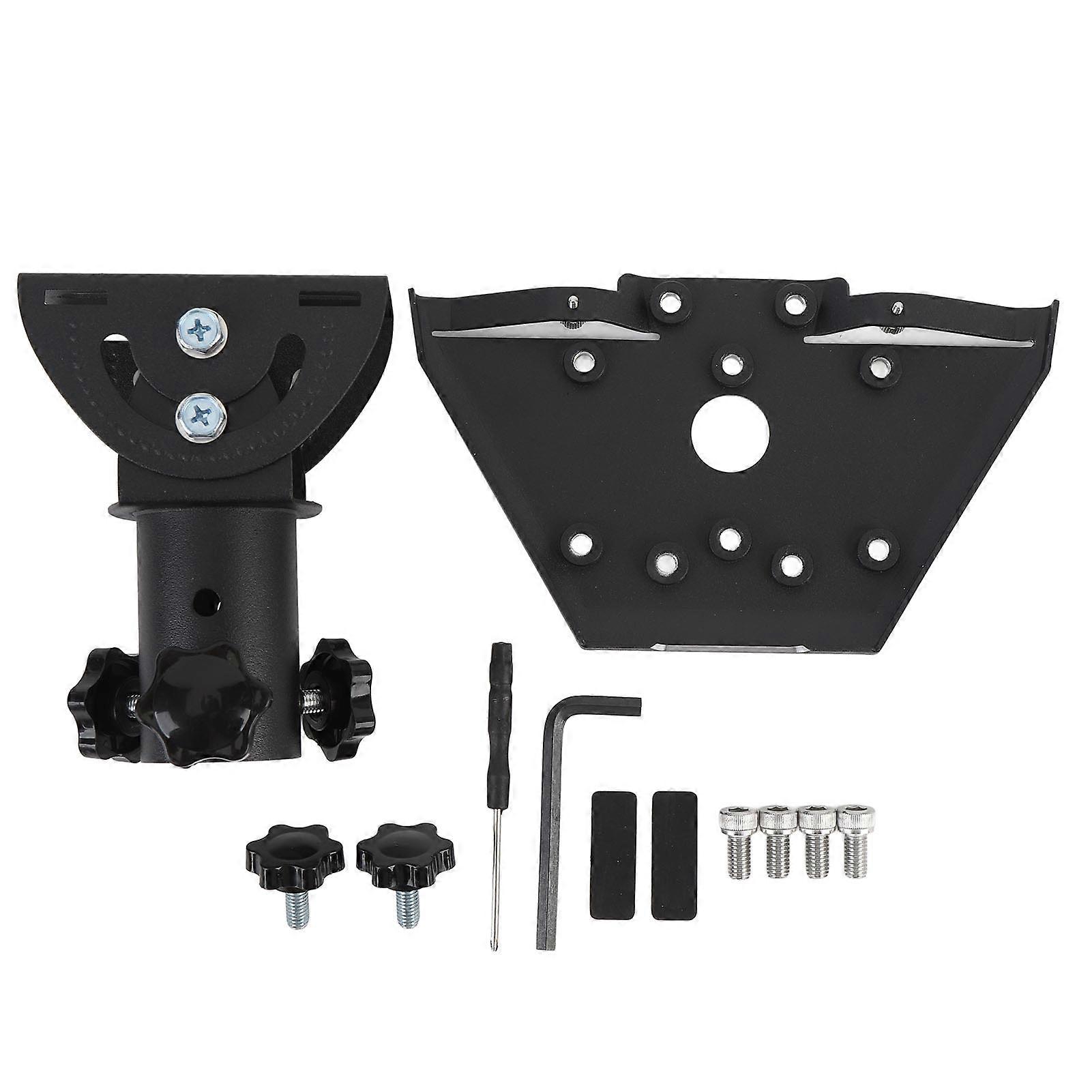Rectangular Satellite Mount Pipe Adapter for Mini 360 Degree Rotatable 160 Degree Tilt Adjustable Roof Pole Mounting Kit