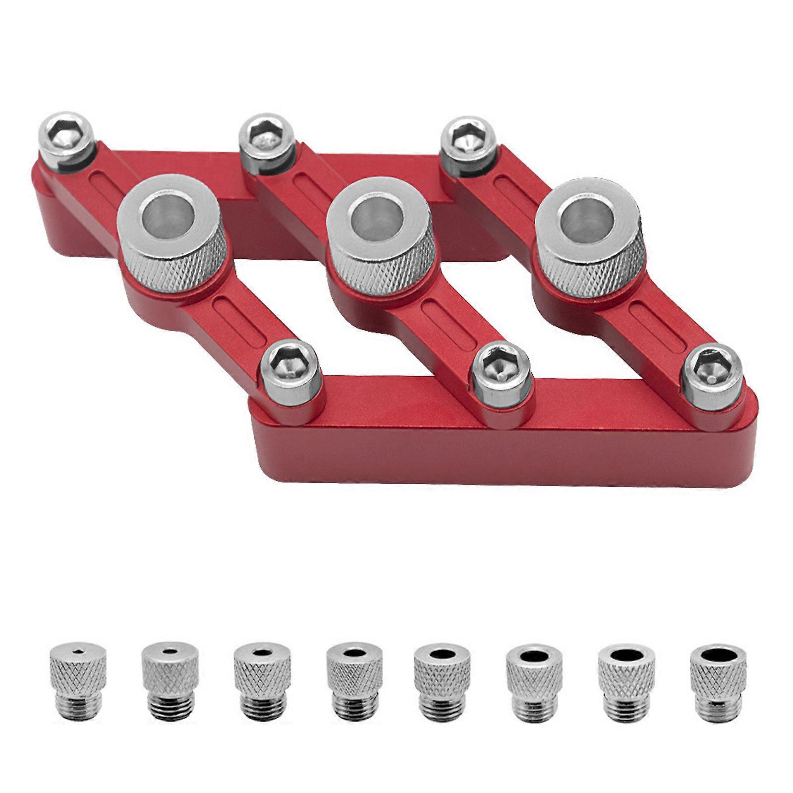 Woodworking Self Centering Dowelling Jig Round Tenon Hole Opener Multifunctional Positioner Locator Accurate and Easy