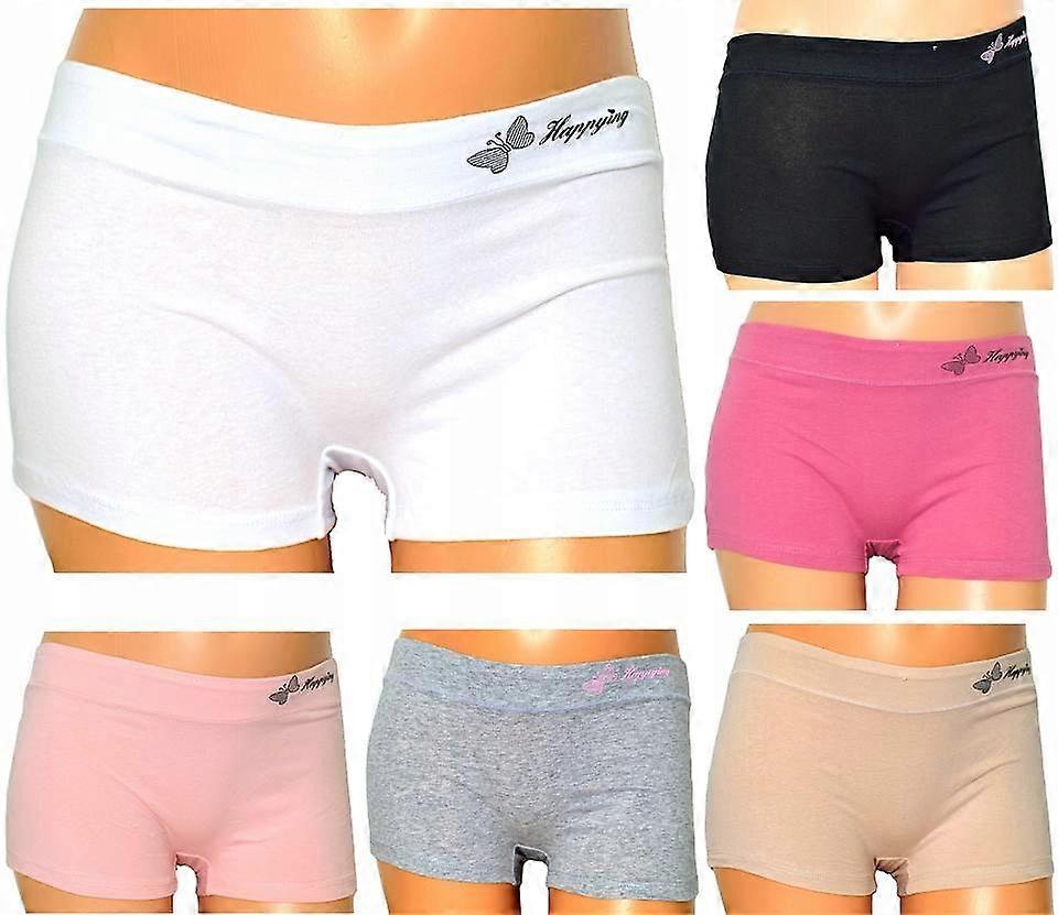 Boxers Dame Truser Bomullstruser L 6-pakning