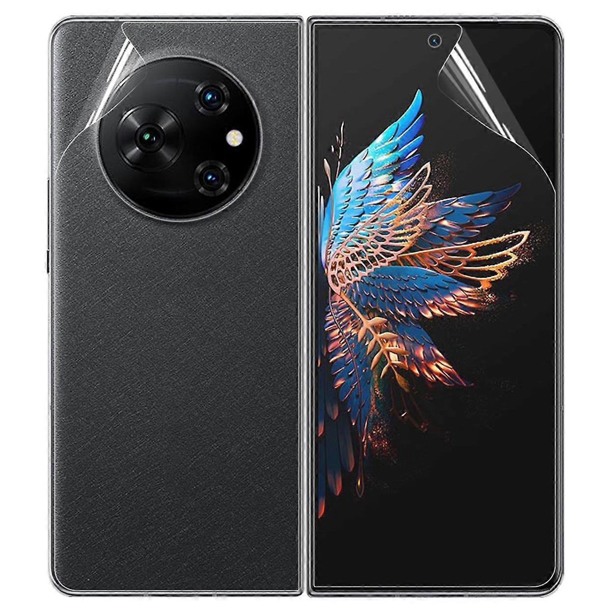For Tecno Phantom V Fold Full Screen Protector Explosion-proof Front + Back Screen Hydrogel Film For Tecno Phantom V Fold Front + Back Screen