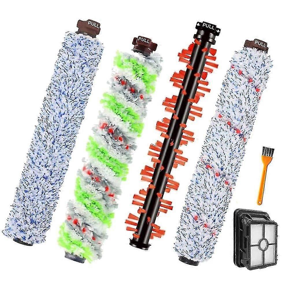 4 Pcs Brushes Roller,1 Filters,1 Cleaning Brush
