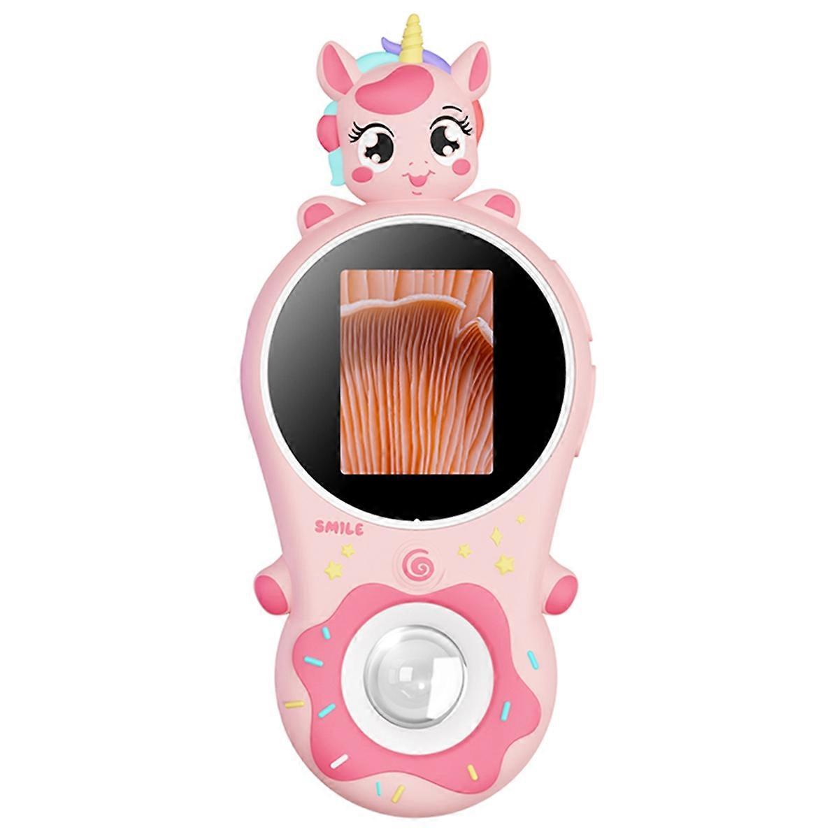 Mini Kids Optical Microscope 500x Magnification Camera Lens B