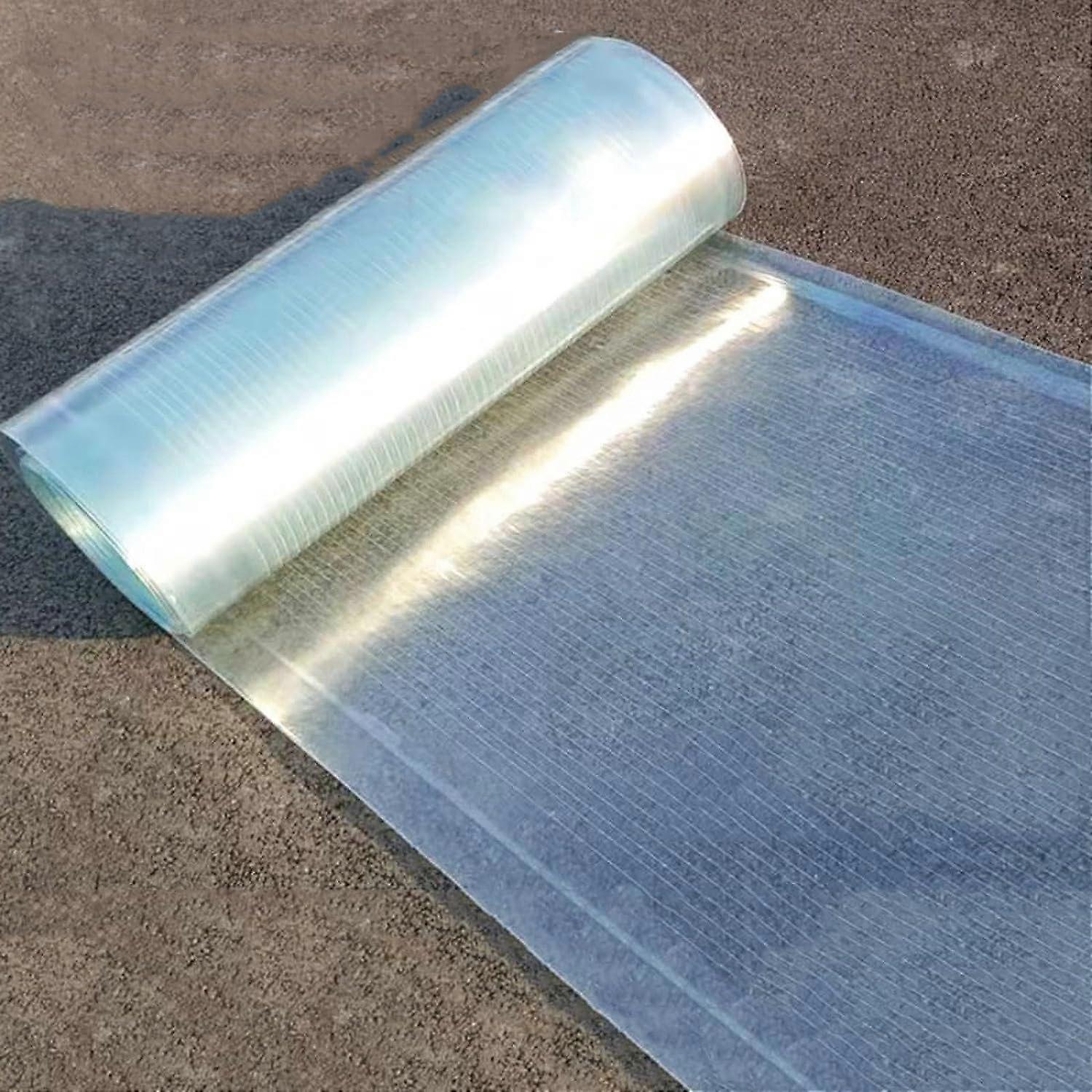 Polycarbonate Roofing Sheet Lightweight UV-Protected Waterproof Clear Panels for Greenhouses Awnings Cold Frames 1x4m