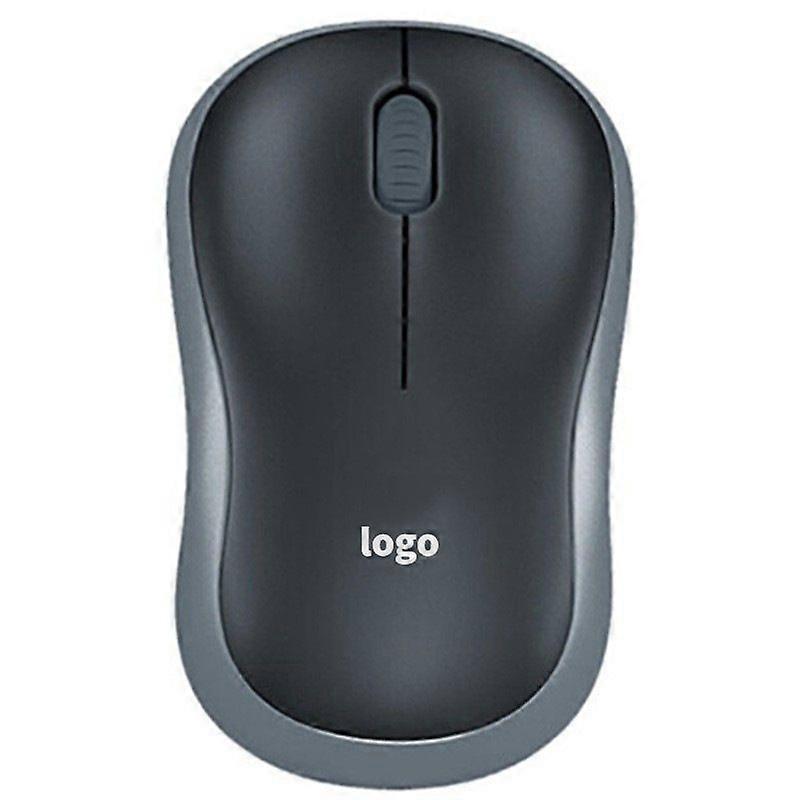 Wireless Mouse, 2.4GHz, with USB Mini Receiver, Optical Tracking, Ambidextrous Laptop - Gray