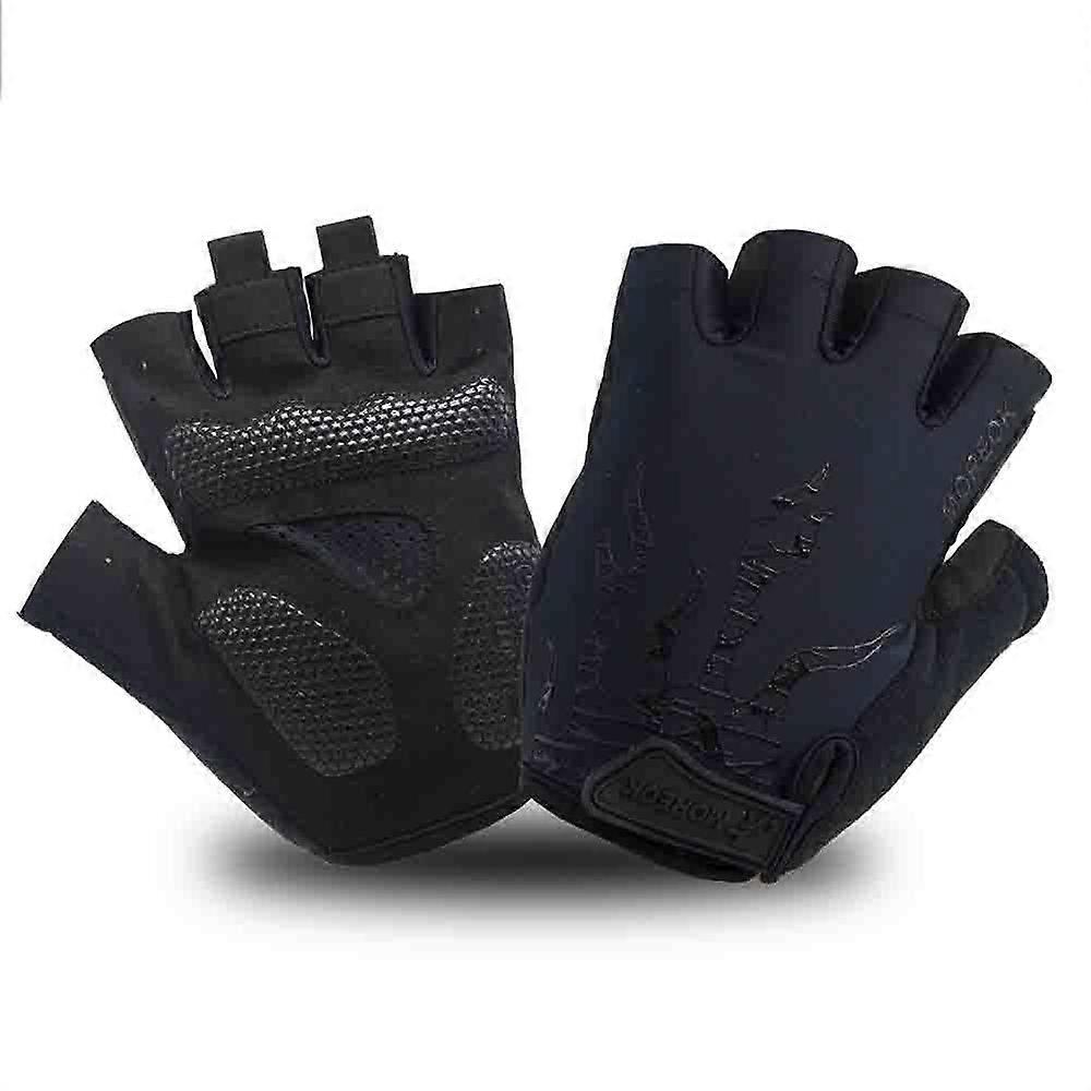 Cykelhandsker Cykelhandsker Skridsikker stødabsorberende pude Åndbar halvfinger Cykelcykelhandsker