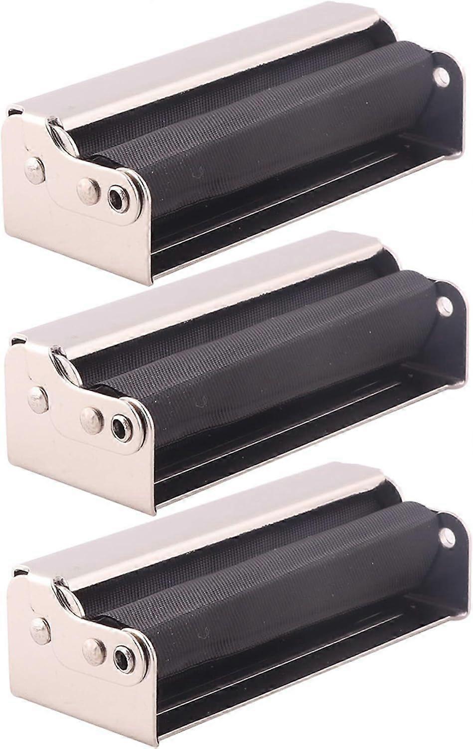 3 Pcs Cigarette Rolling Machine70mm Cigarette Rolling Machine Metal Cigarette Rolling Machine Black Cigarette Rolling Machine Black Cigarette Rolling