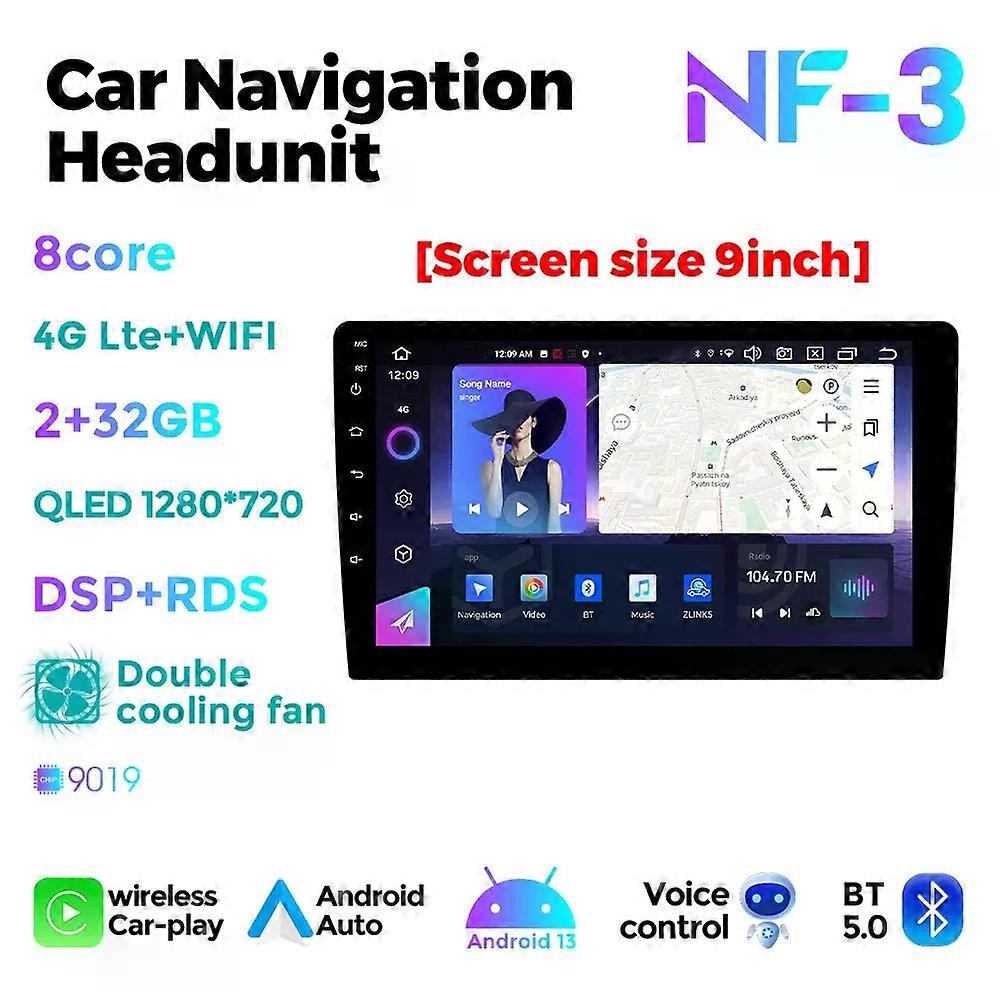 Navifly 2 din car stereo 7862 inteligentny system all-in-one autoradio Jednostka główna Radio samochodowe Carplay do uniwersalnego ekranu 9/10 cala