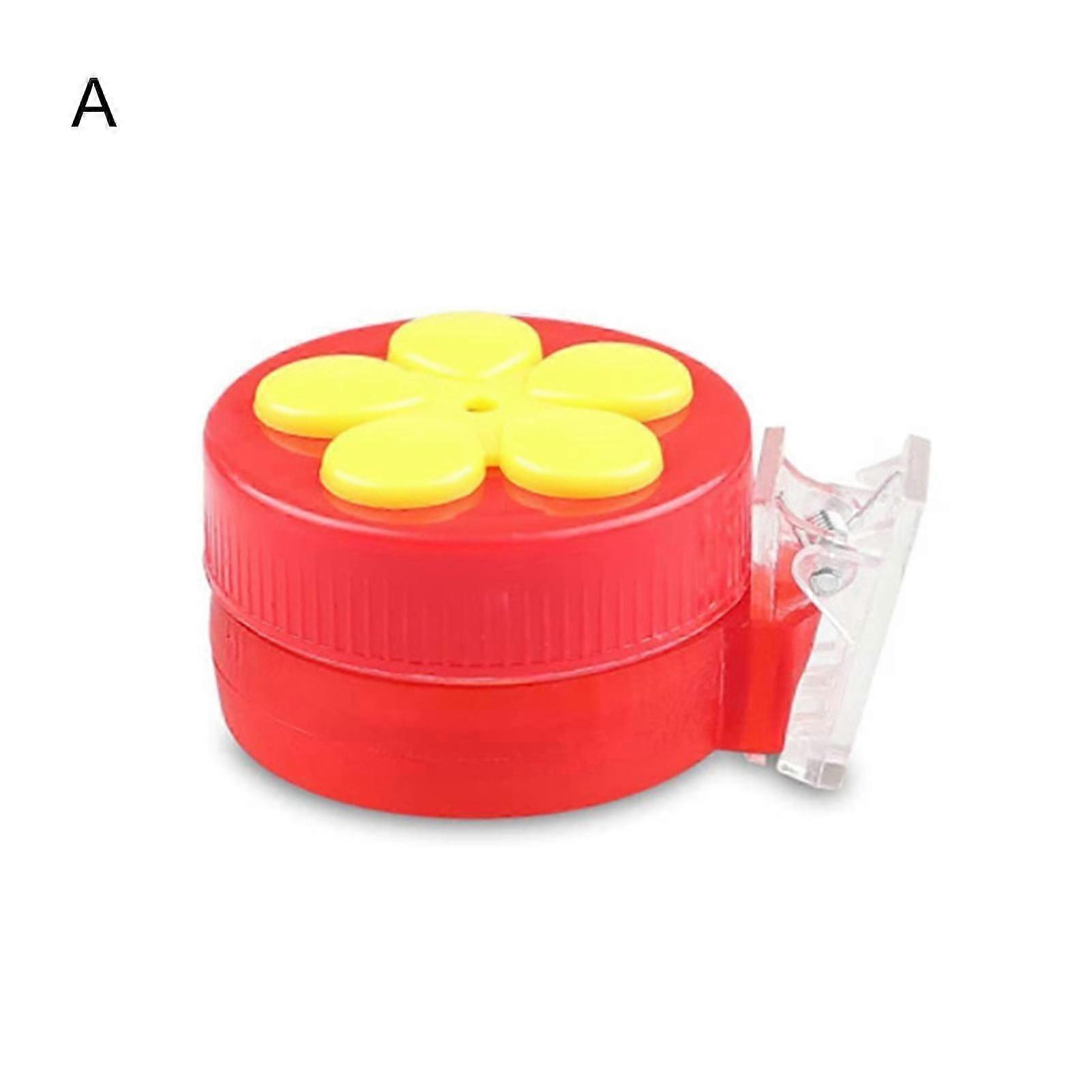 MengXi Exquisite Good Clamping Bird Feeder Plastic Practical Non-sliding Bird Food Container Garden Supplies