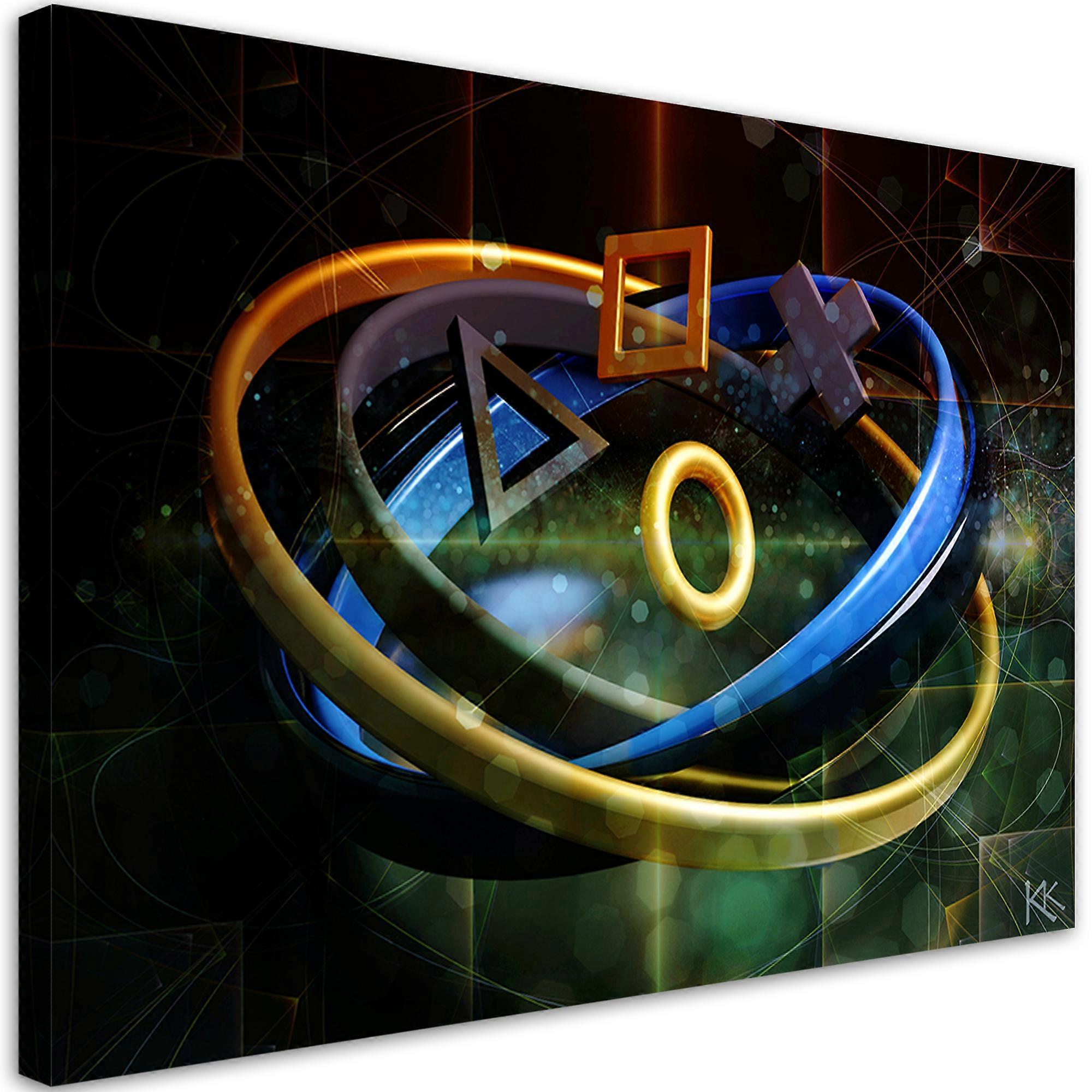 Canvas print, Knoppen voor de controller - 60x40