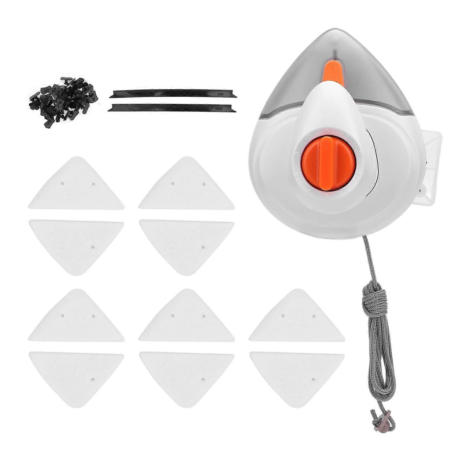 Window Cleaner Professional Automatic Water Discharge Double Side Adjustable Magnetic Window Wiper for 0.39 to 1.57in Double Triple Layer Glass