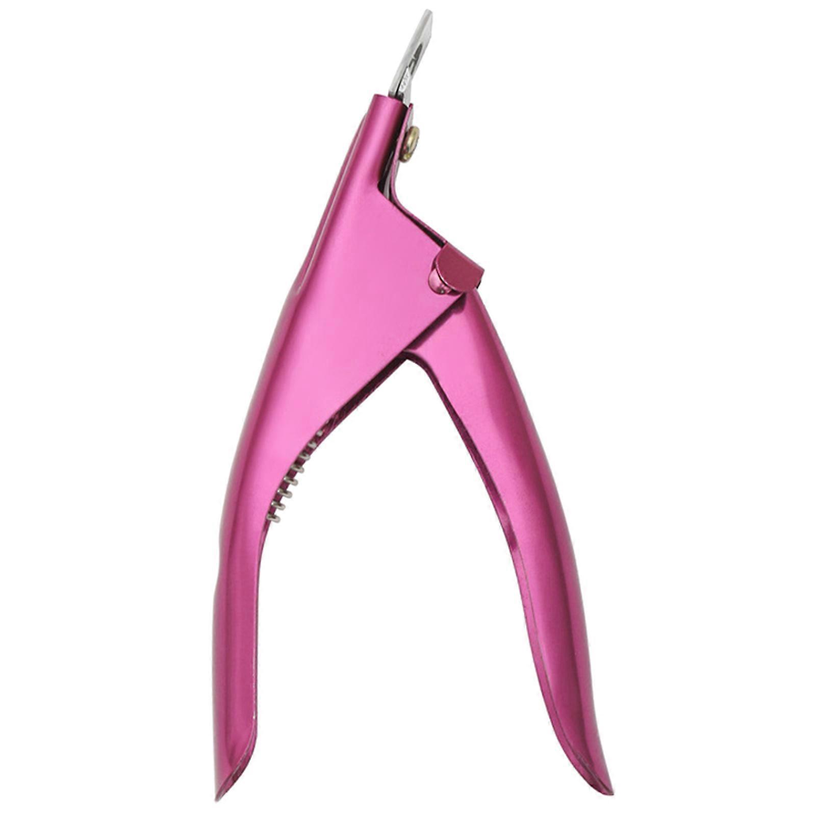 アクリルネイルクリッパーステンレス鋼ネイルクリッパー偽のネイルチップカッターネイルトリマーマニキュアツールホームサロン用