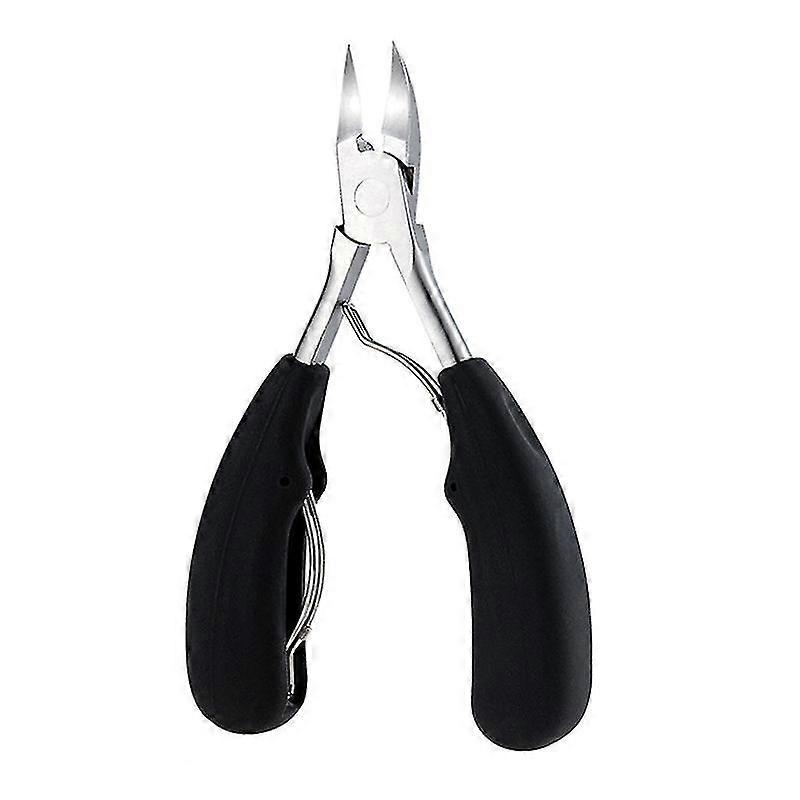 Anti-Slip Dead Skin Nail Scissors - Νυχοκόπτες Easy Grip για Μανικιούρ (Μαύρο)