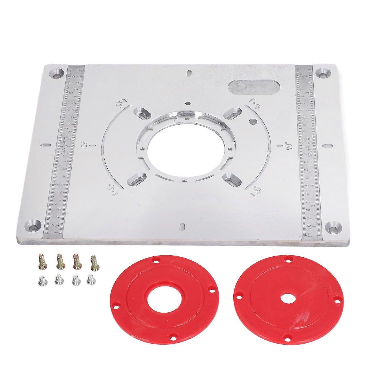 2025 Latest Model  Router Table Insert Plate Aluminum Alloy Multifunctional