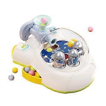 Portable Spaceship Shape Pinballs Machine Game Ignites Imagination and Learning in Kids Nurture Hand Eye Coordination  Green