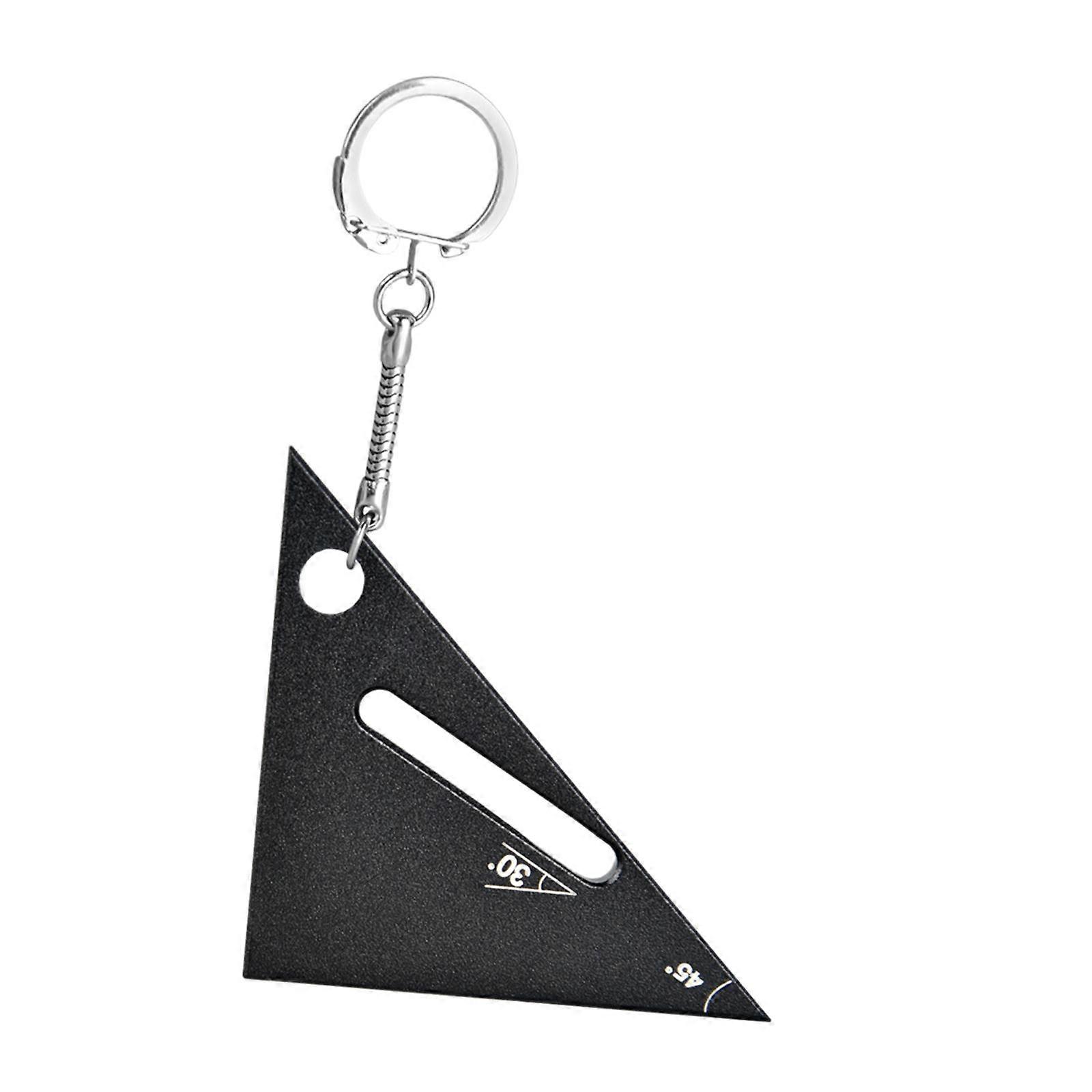 Triangle Ruler Carpenter Square Rule Woodworking Marking Scribe, Clear Scale,