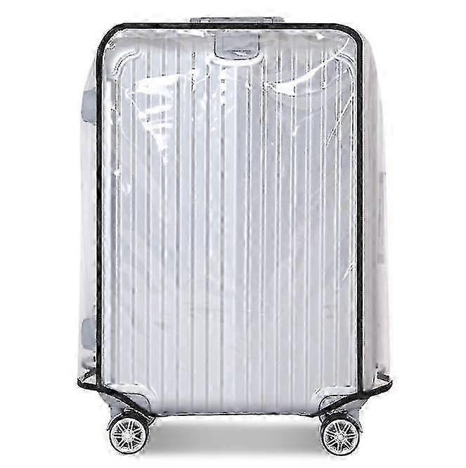 Capa de bagagem de PVC à prova d'água para mala de viagem de 22 polegadas - proteção contra poeira