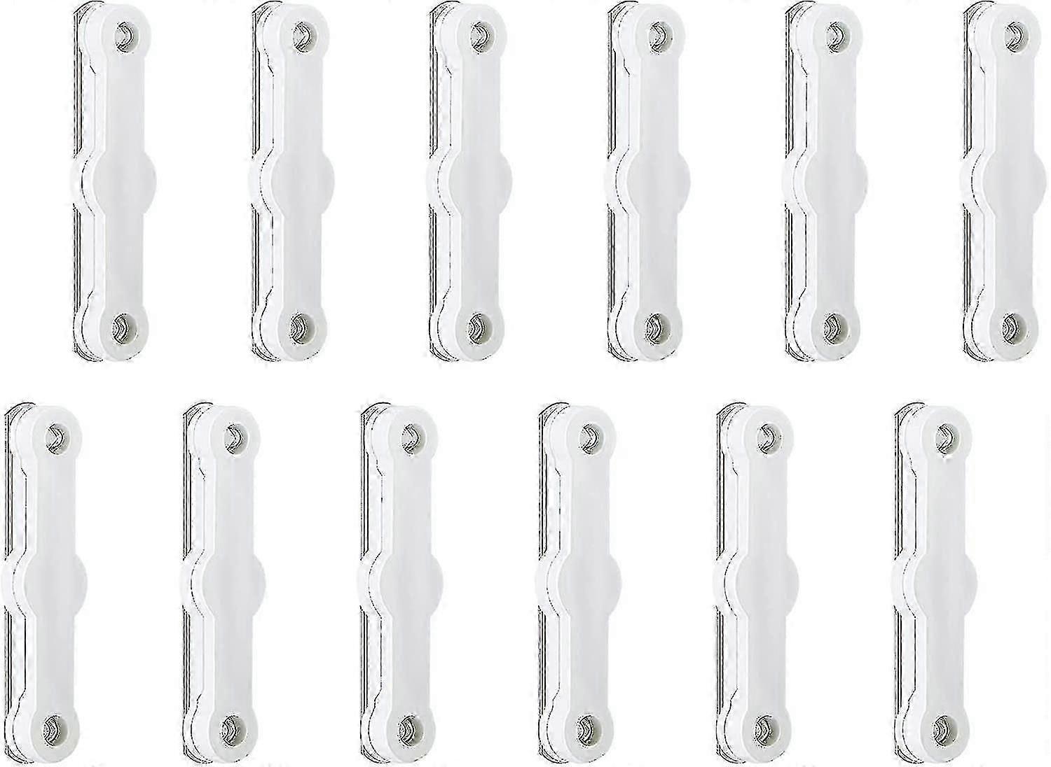 12 جهاز كمبيوتر شخصى لنافذة ناموسية قفل ، نافذة يطير كريين كليب لا الحفر ، شرفة باب كوة ناموسيلة ذاتية اللصق مشبك - N