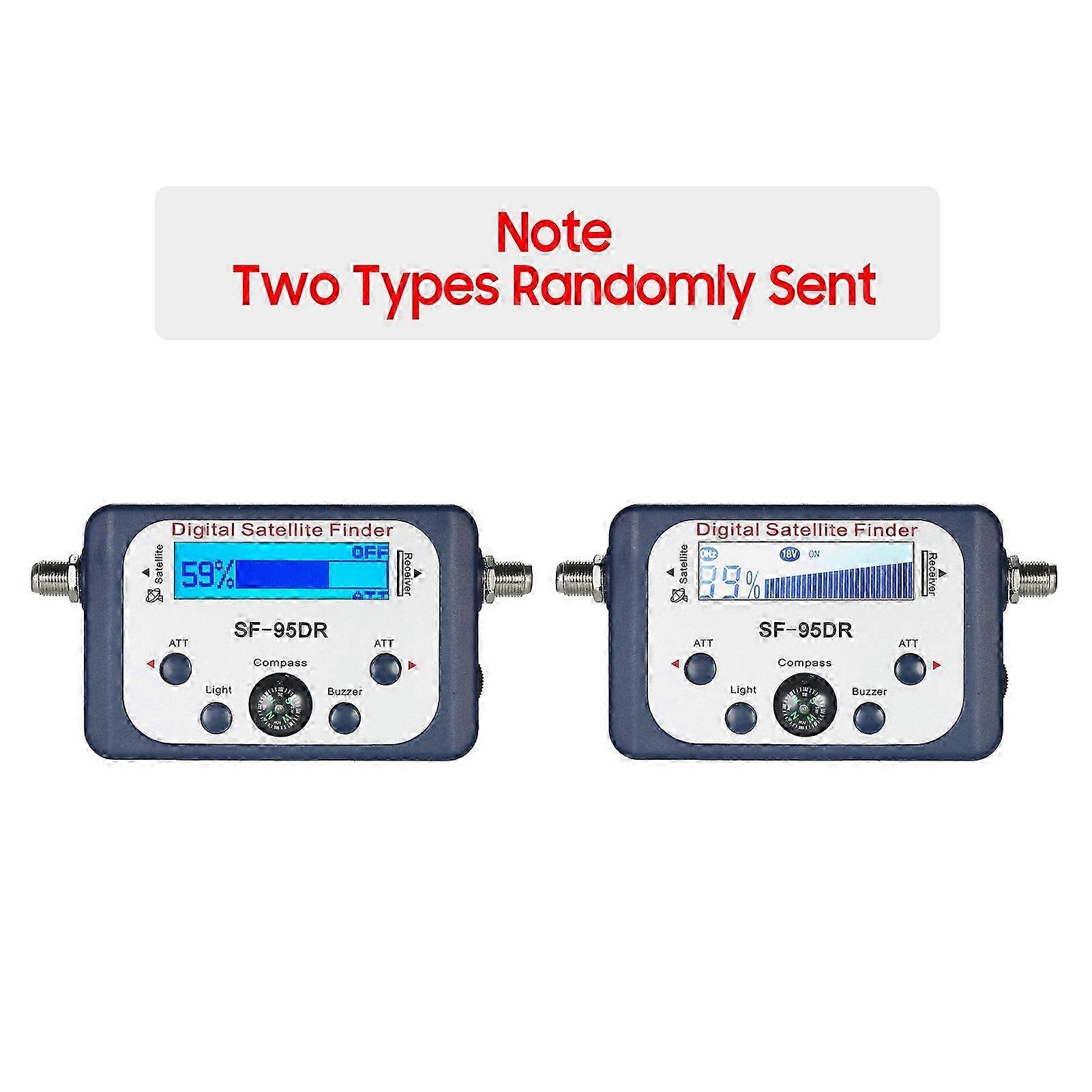 Digital Satellite Finder Meter with LCD Display & Compass - Mini Signal Finder for Satellite Dish Alignment