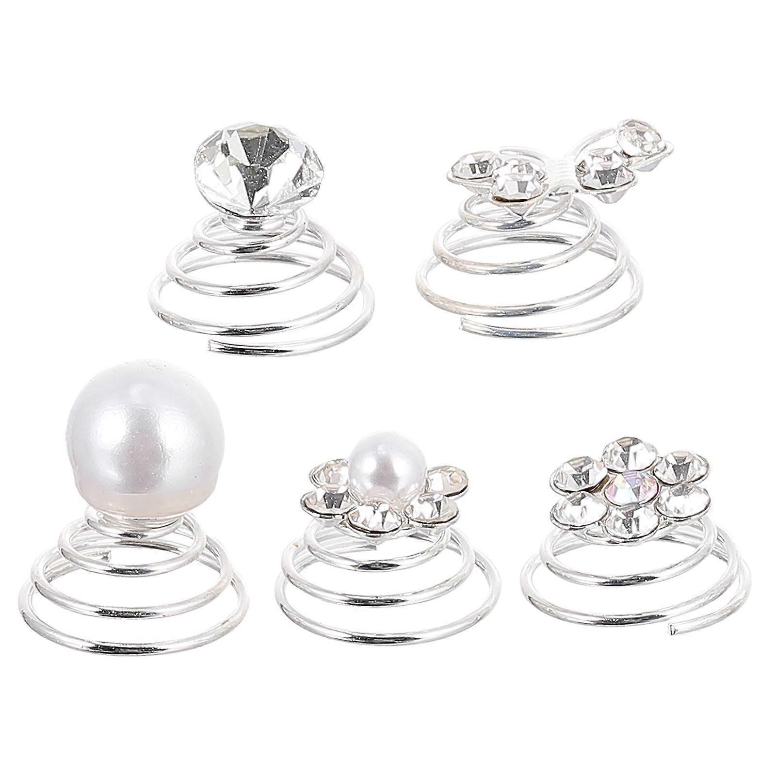 Bridesmaid Hair Clips, Versatile Spiral Pins for Unique Hairstyles