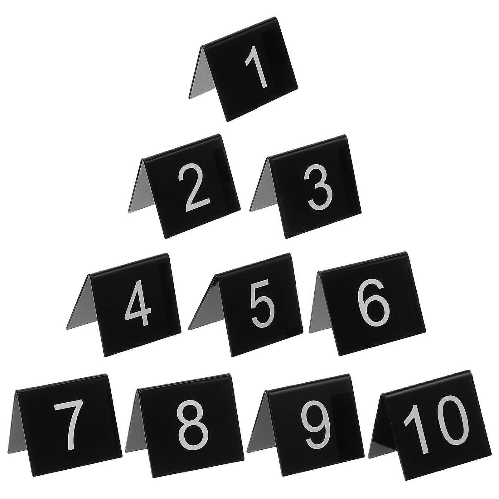 Table Number Signs, Crime Scene Inspired Markers, Versatile Acrylic Pieces