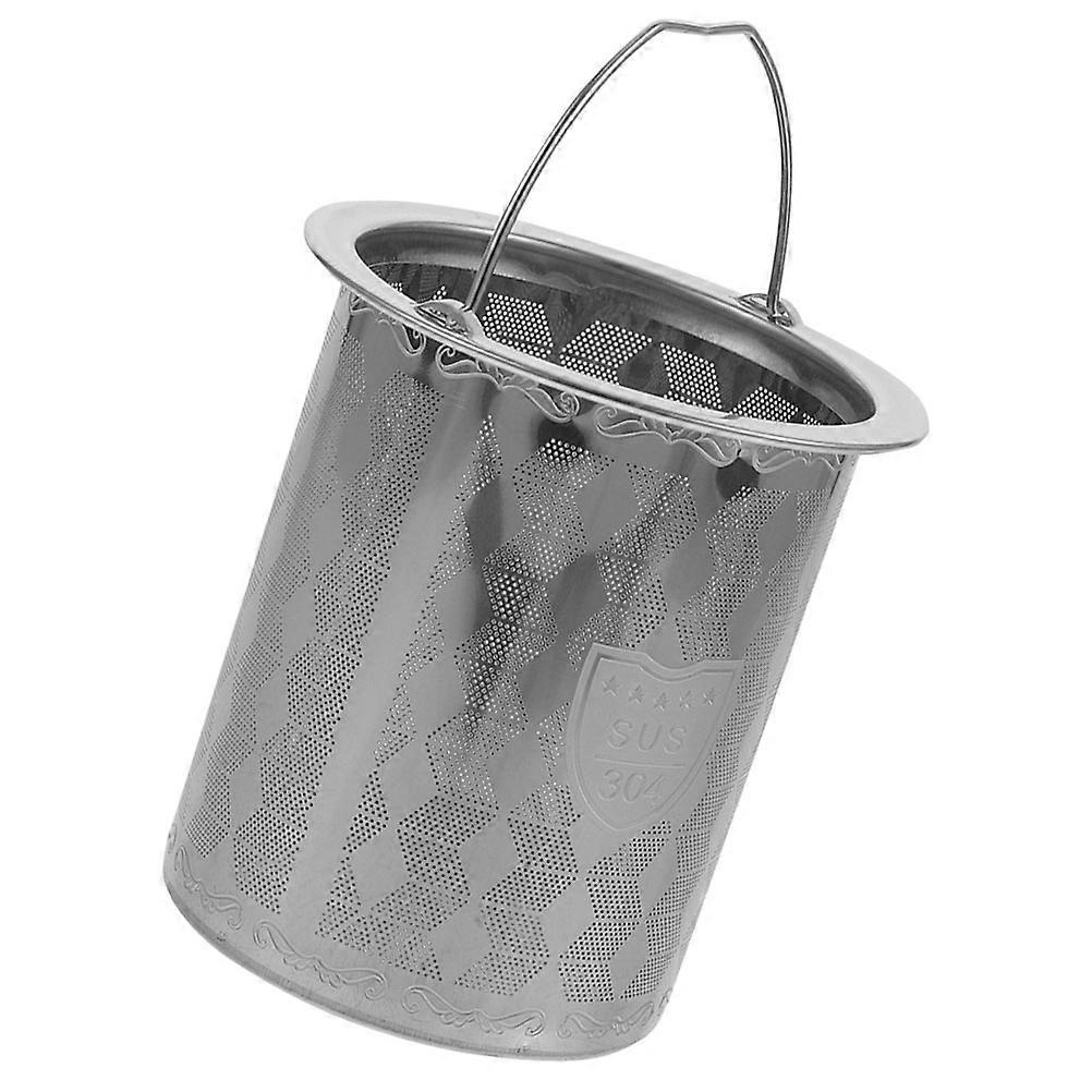 Stainless Steel Tea Infuser Silver with Dense Mesh Filtration for Kitchen Use