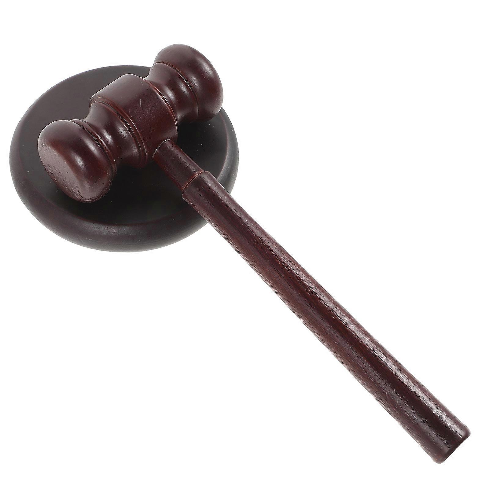 Wooden Gavel for Lawyers, Practical Tool with Clear Knocking Sound, Compact Style