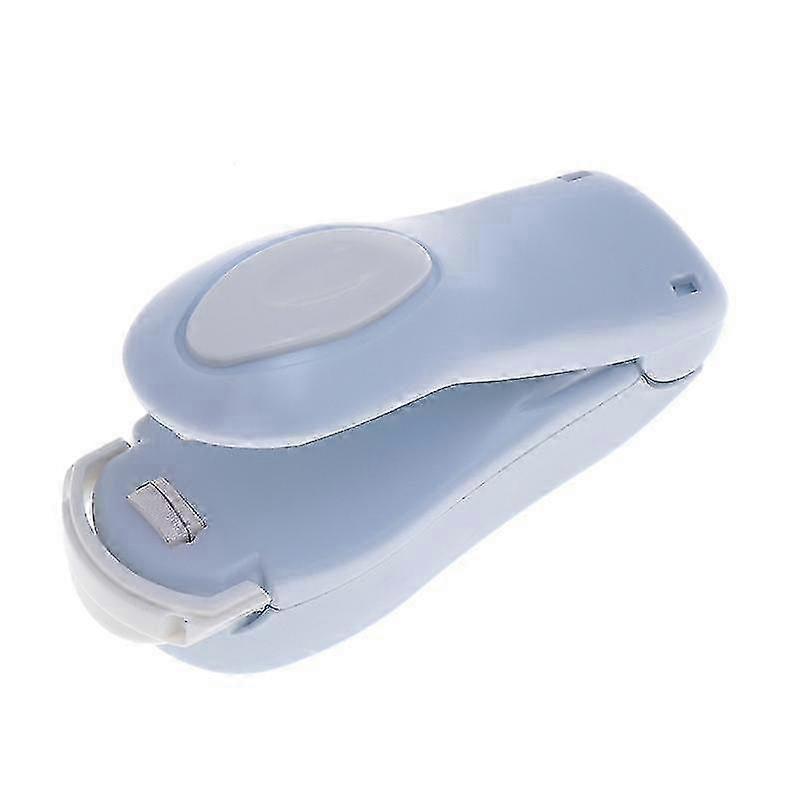 portable mini bag sealer hand-held battery operated heat sealing device without battery (blue) suitable for various brands