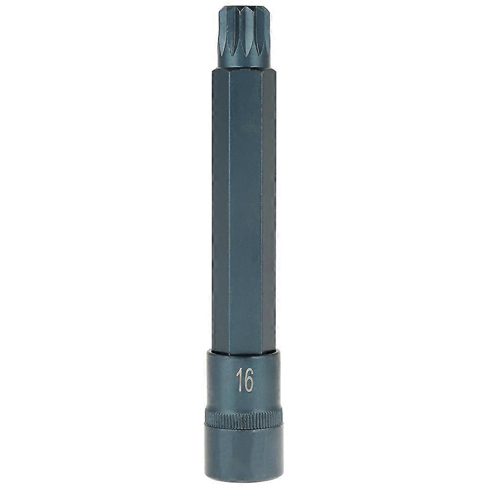 12 Point Electric Screwdriver Socket Bit Power Tool Drive Sockets 1/2" 150mm (M16)