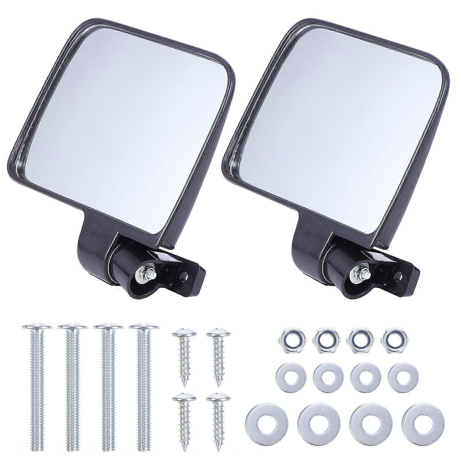 Parking Mirrors for Car Side Mirror Wide Angle View Increases Safety Convex Shape 18x17.5cm 2Set