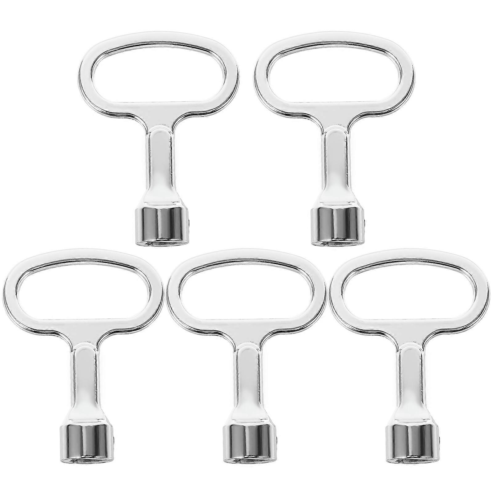 Triangle Cabinet Spanner Key Electrical Panel Key Valve Wide Application 5Pcs