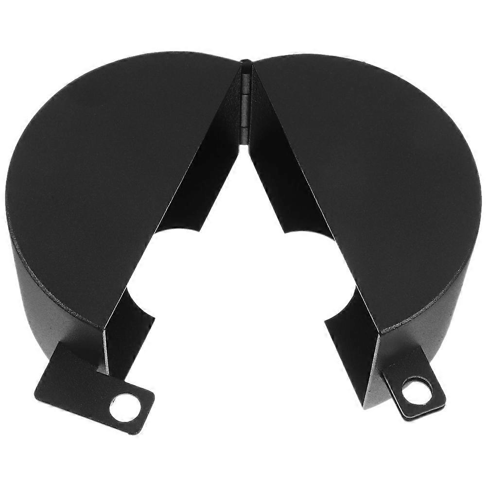 Door Knob Cover Door Lock Protective Security Anti-Theft Padlock Compatible 9.00x9.00x5.00cm Black 1Pack
