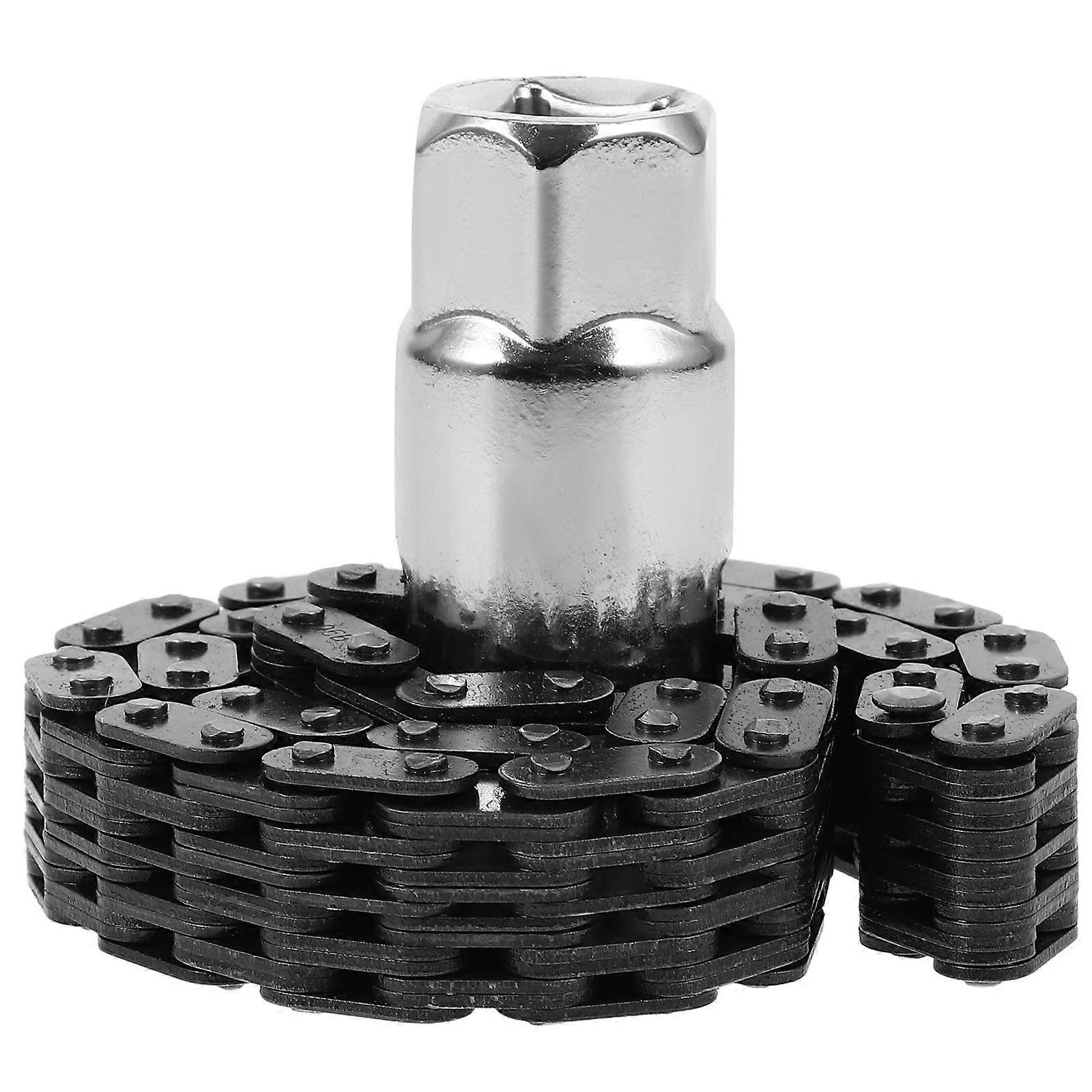 Heavy Duty Chain Wrench for Oil Filter Removal – Durable Automotive Plumbing Tool – Versatile Spanner for Mechanics and DIY Enthusiasts