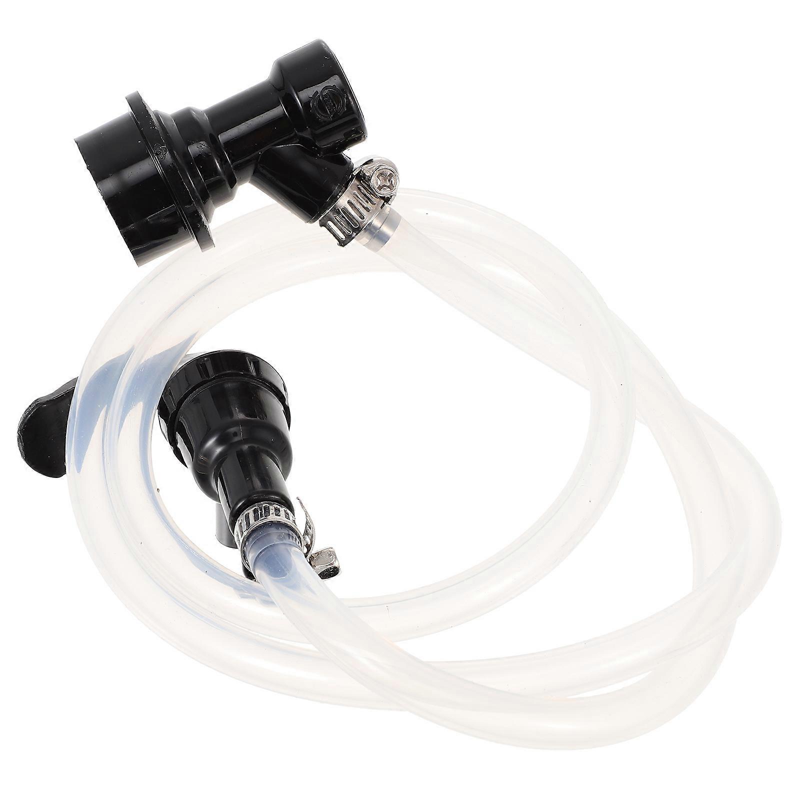 Ball Lock Draft Dispenser Hose Assembly with Faucet Clamp Leak Proof Beer Tap Kit for and Party Events