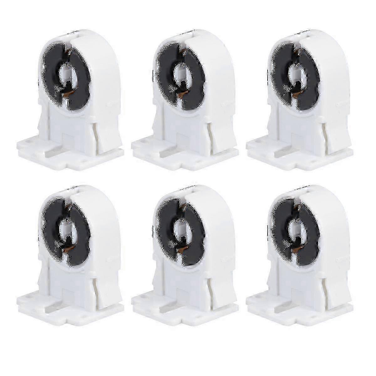 20pcs T8/G13 Fluorescent Lamp Holder - Heat-Resistant Light Socket Base