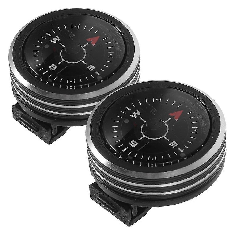 Multi Functional Compass Detachable Watch For Hiking Survival Portable Navigation 2Pcs