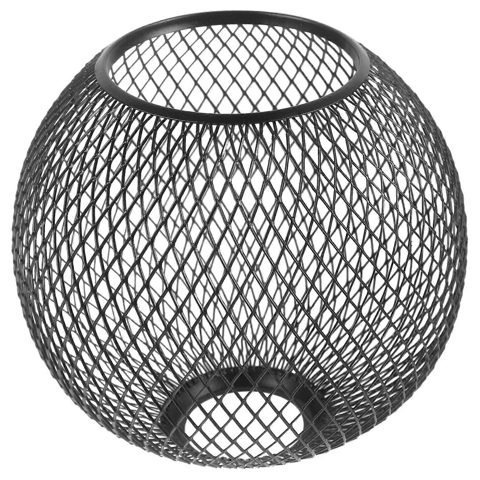 Iron Lampshade Black Hollow Out Light Shade for Decor with Soft Light Effect