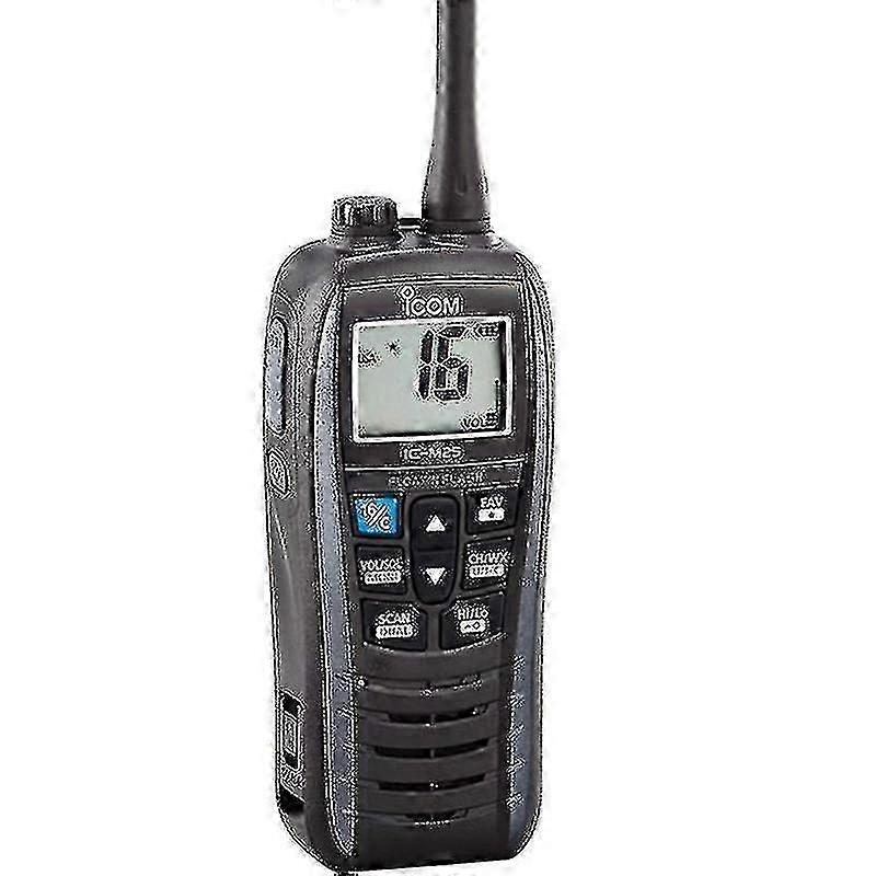 IC-M25 Boat Marine Metallic Gray Lightweight Floating Handheld VHF Radio