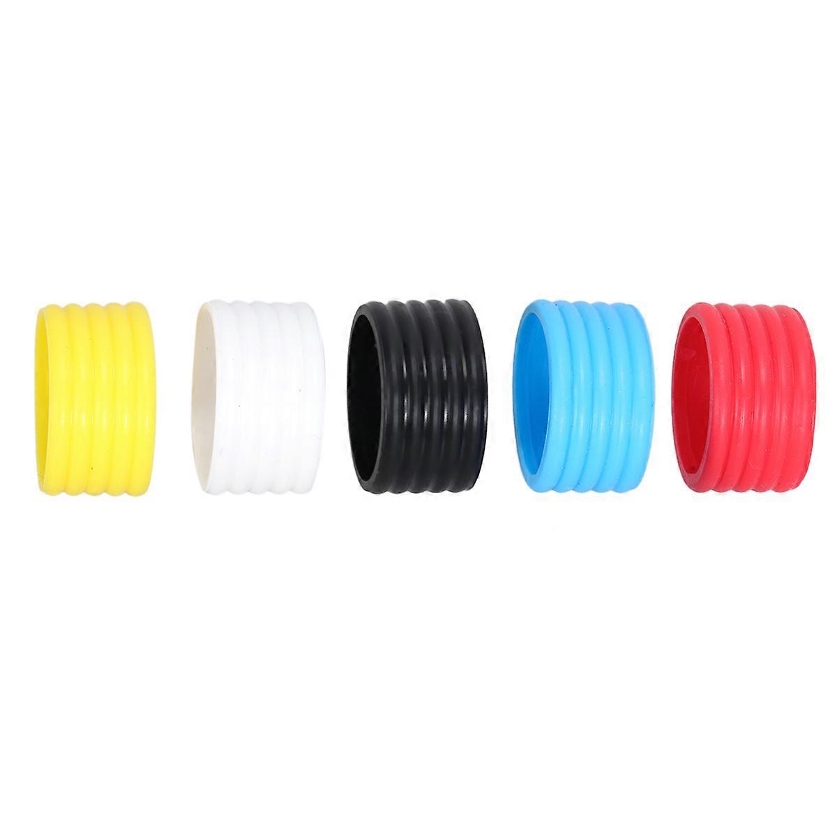 5pcs Super Absorbent Tennis Racket Overgrip Bands – Moisture Wicking, Durable, Flexible, for Humid Conditions – Compatible with Tennis and Squash