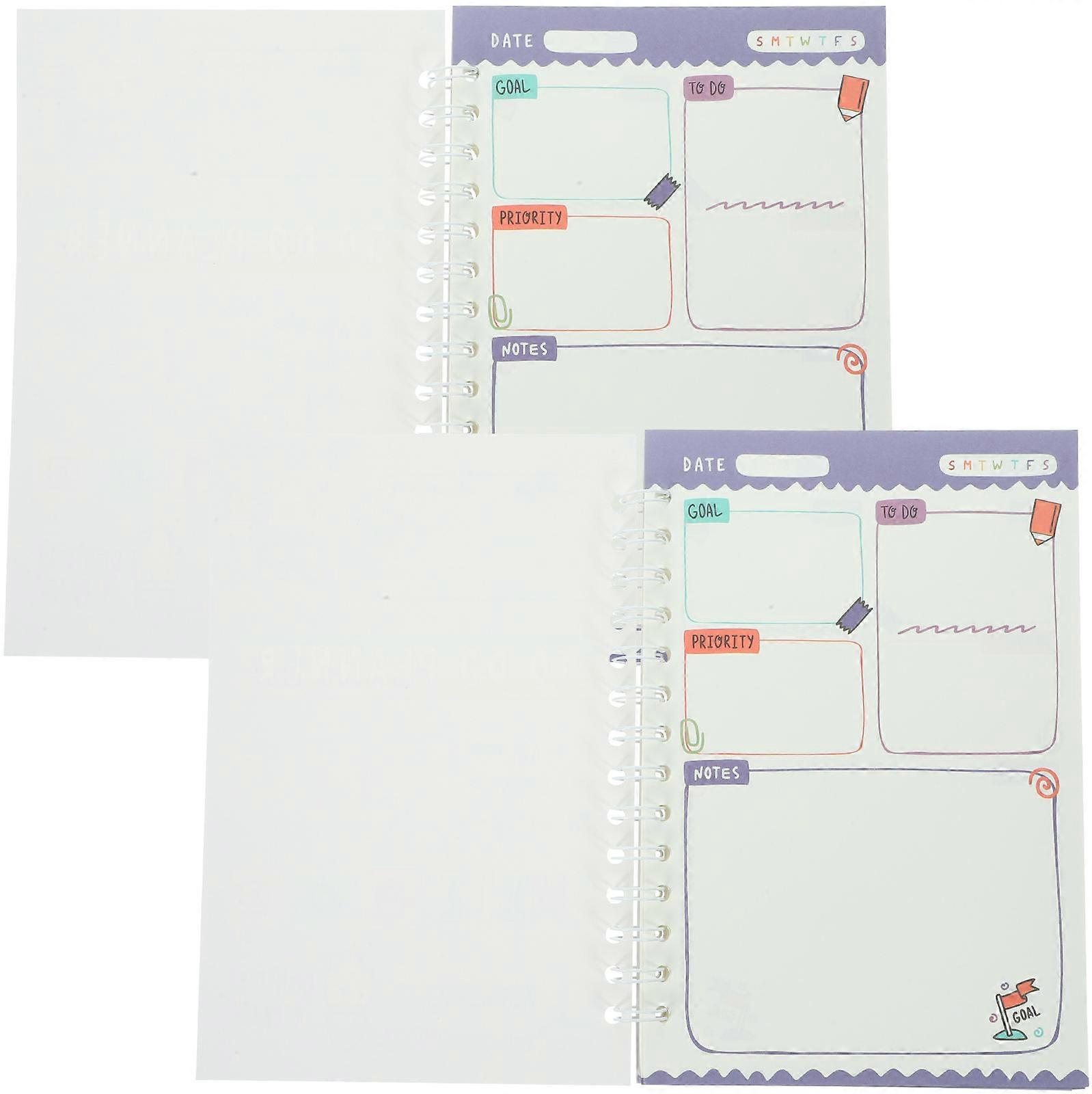 Notebook Planner Oxford Notebook Goal Planning Notebook For Professionals General Users Travel Study Multi 2Set