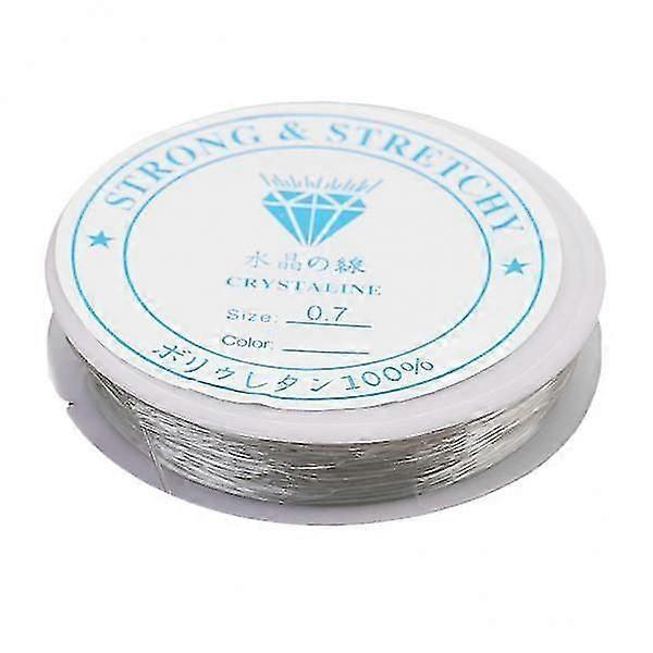 4x10m Clear Elastic Thread, Stretchy Cord For Jewellery Making 0.7mm