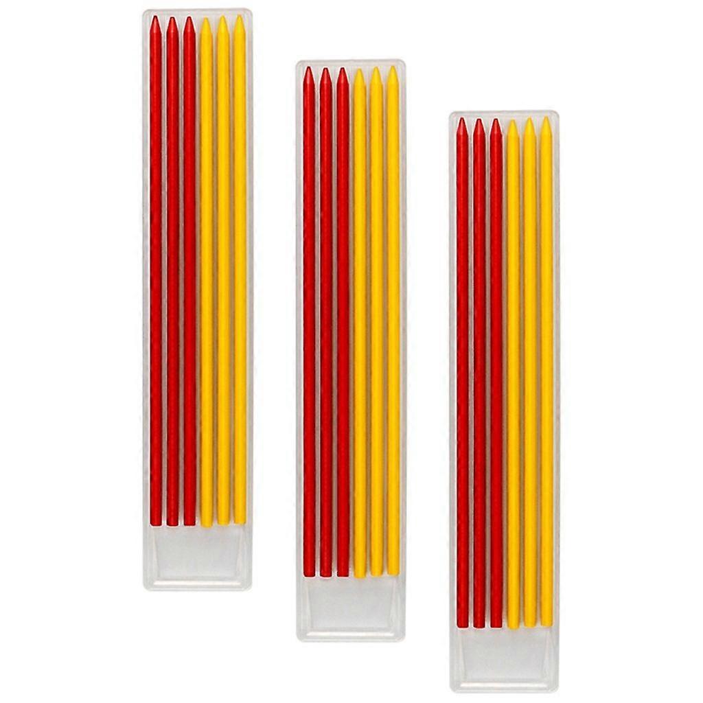 18Pcs Solid Carpenter Pencil Refills 2.8mm Mechanical Pencil for Carpenter
