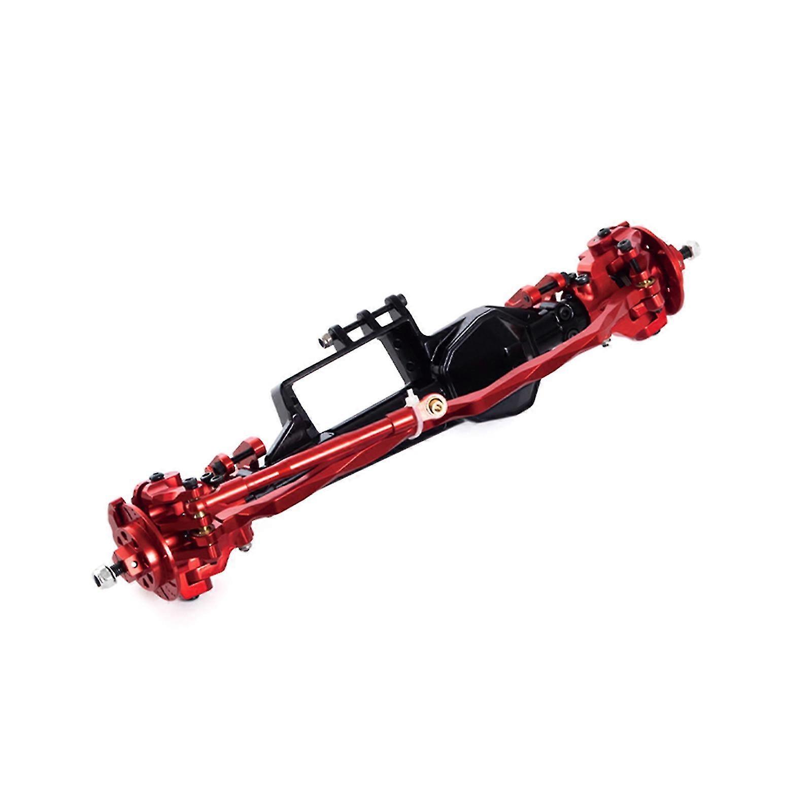 (ブラックレッド)Rc Cralwerフロント/リア合金アクスル外部修正ツールRbx10 Ryft Rcカーアクセサリーブラックレッド