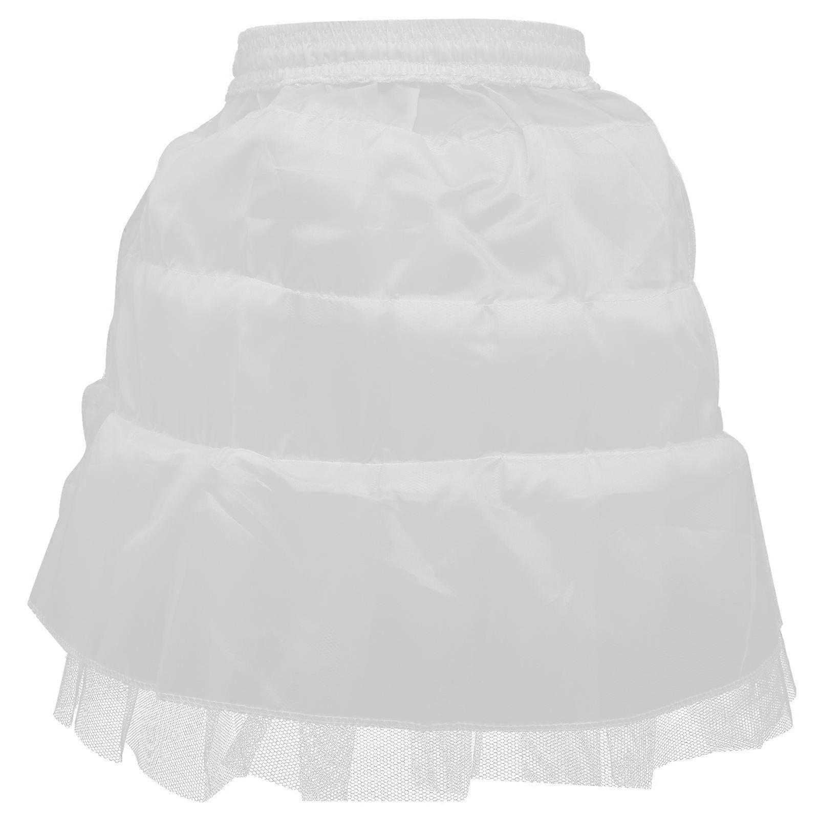 Underskirt for Dresses Petticoat Gauze Material Banquet Stage Performance 1Set