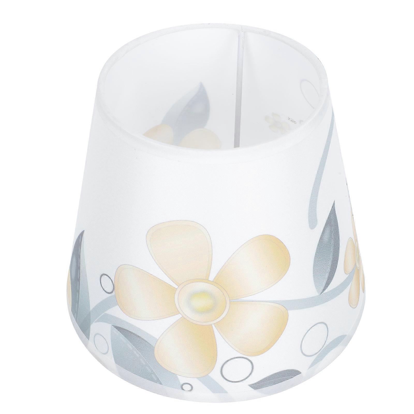 Lampshade For Decor White Cloth Lampshade For Living Room Light Diffusion 1Set