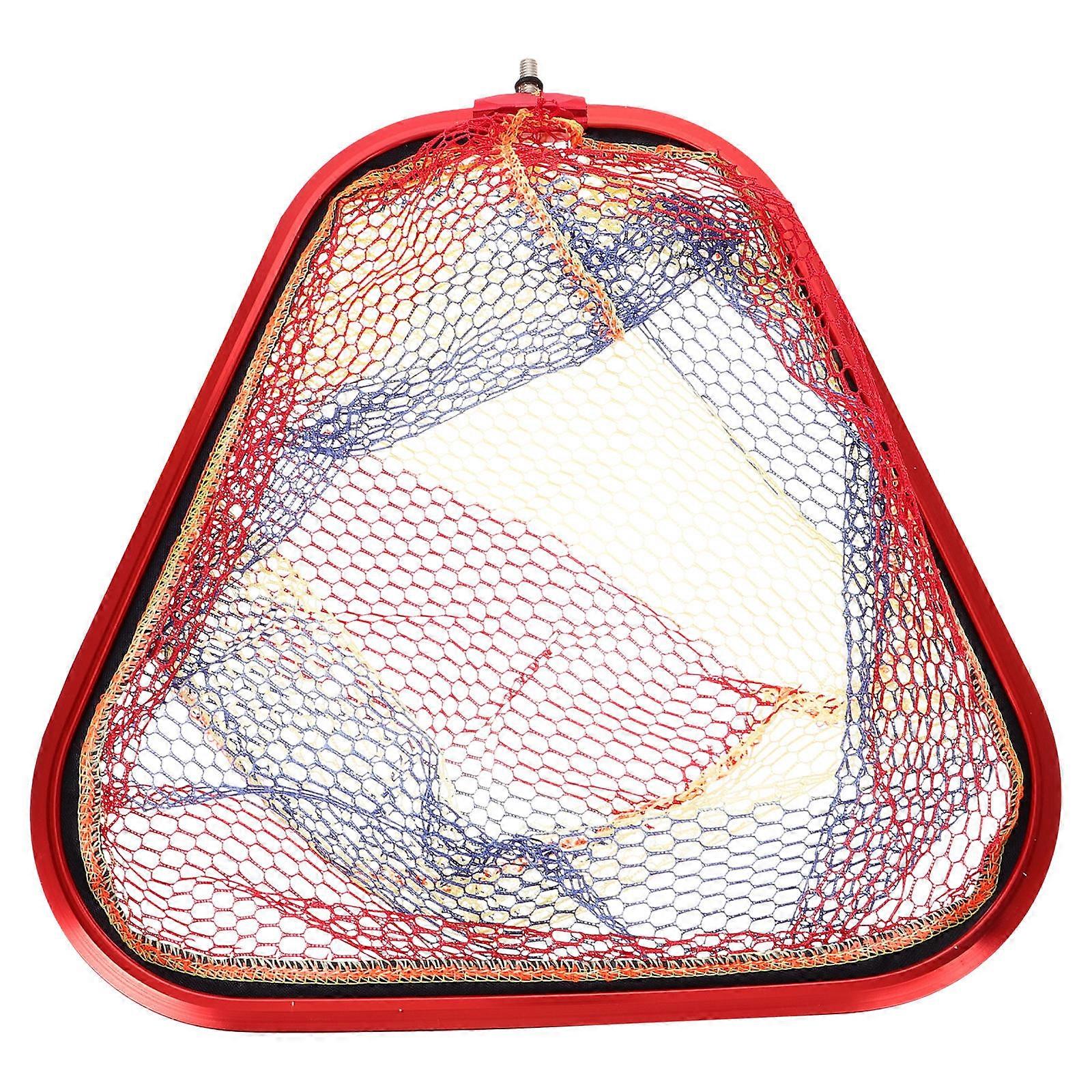 Fishing Casting Net Aluminum Alloy Round Kayak Fishing And Fishpond Use Wide Opening Large Net Basket 1Pcs