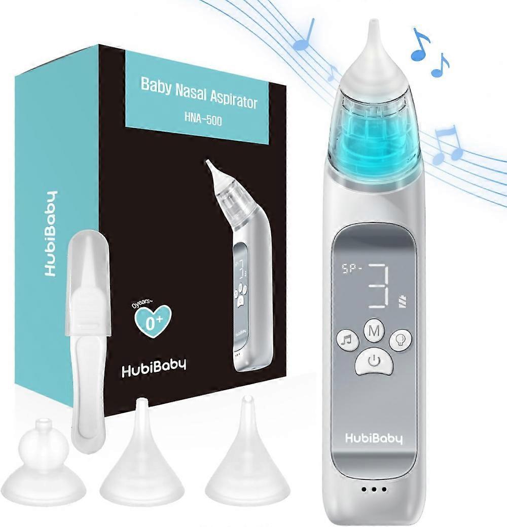 充電式ベビー鼻水吸引器 - 3つの吸引レベルを備えた電動鼻クリーナー