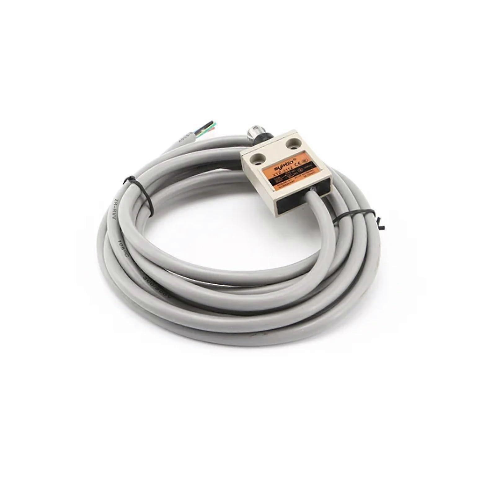 TZ-3112 XTZ-3112 IP67 4-Wire Roller Lever Plunger Limit Switch SPDT NO+NC Copper Wire 3 Meter Length