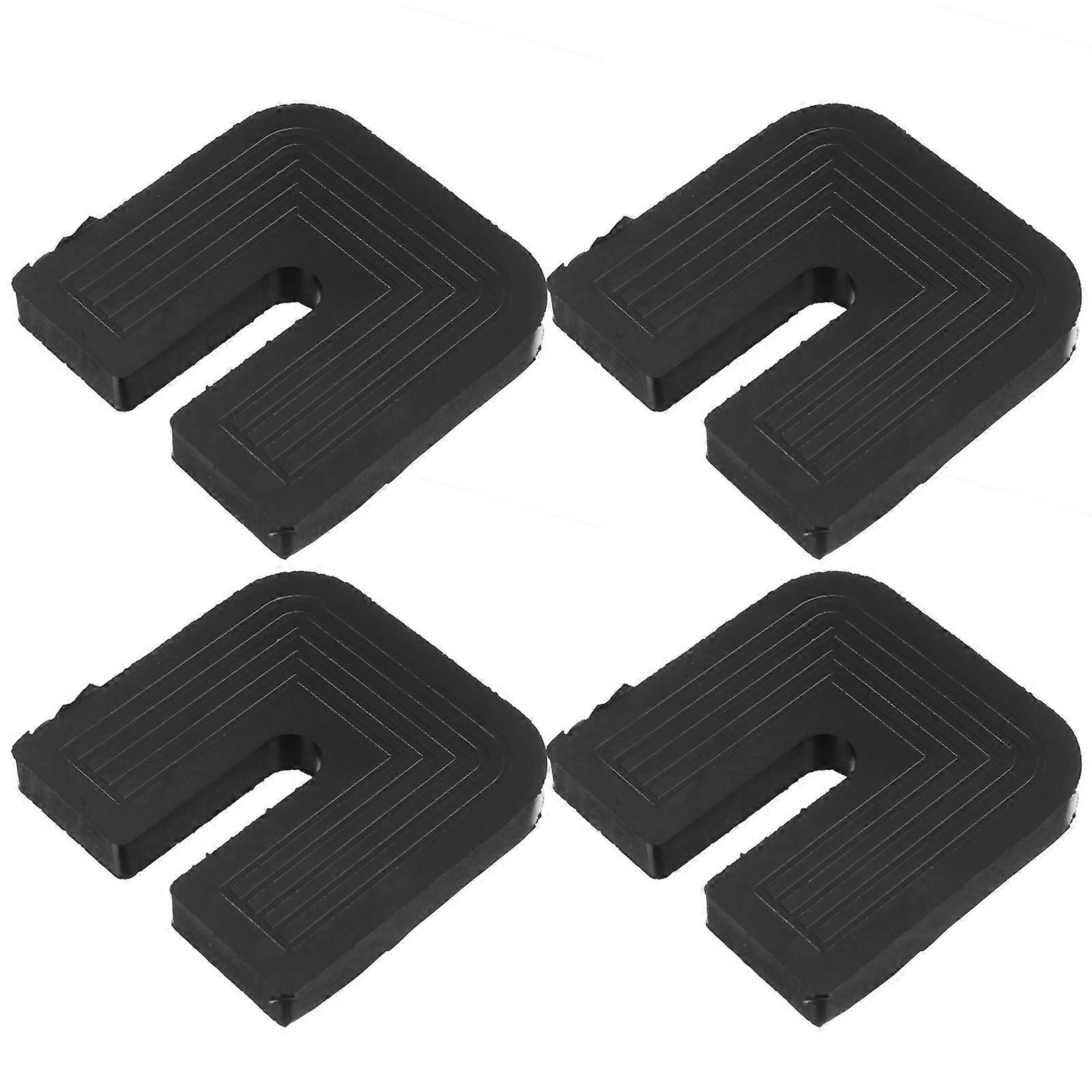 4PCS Air Conditioner Shock Absorber Pads Vibration Rubber Isolator Mounts for Outdoor Units Noise Reduction Split System Compatible