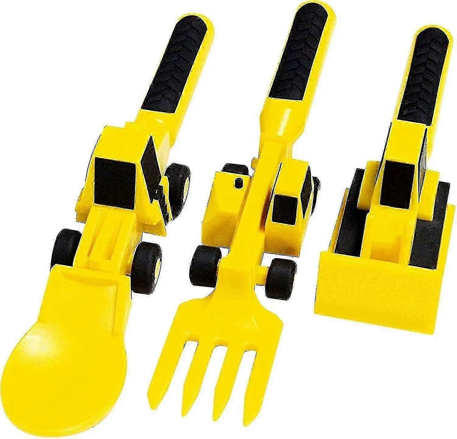 Creative Kids 3-Piece Construction Cutlery Set